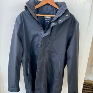 Men’s Chrome Stanton waterproof rain trench jacket size medium